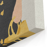 Contemporary Figurative Prints - Stylish Summer Chic Canvas Design