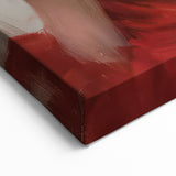 Figurative Abstract Canvas - Contemporary Red Dress Art
