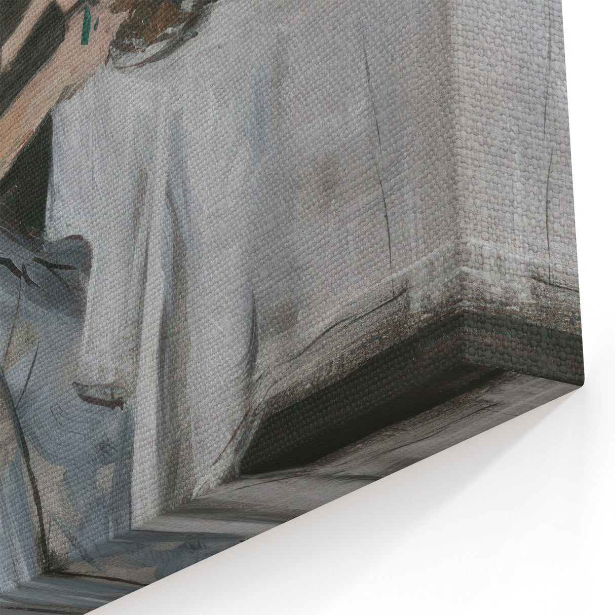 Figurative Abstract Canvas - Elegant Lady in Reflection