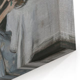 Figurative Abstract Canvas - Elegant Lady in Reflection