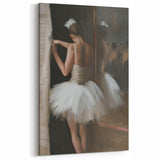 Figurative Abstract Canvas - Graceful Ballerina Wall Art