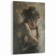 Figurative Abstract Canvas - Thoughtful Human Expression