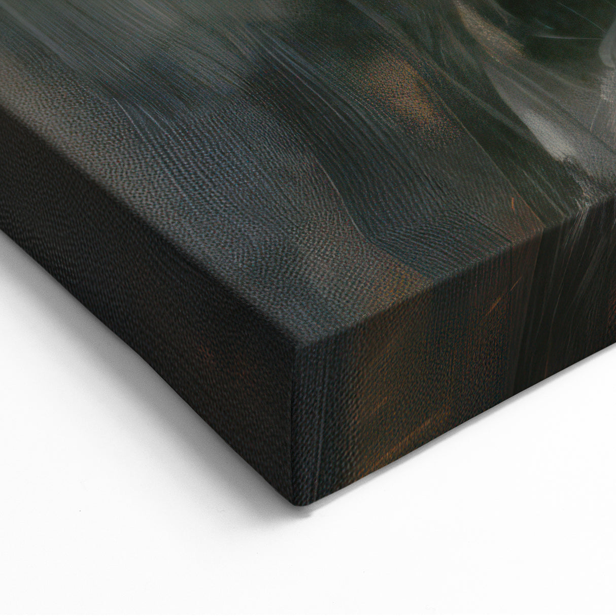 Figurative Abstract Canvas - Thoughtful Human Expression