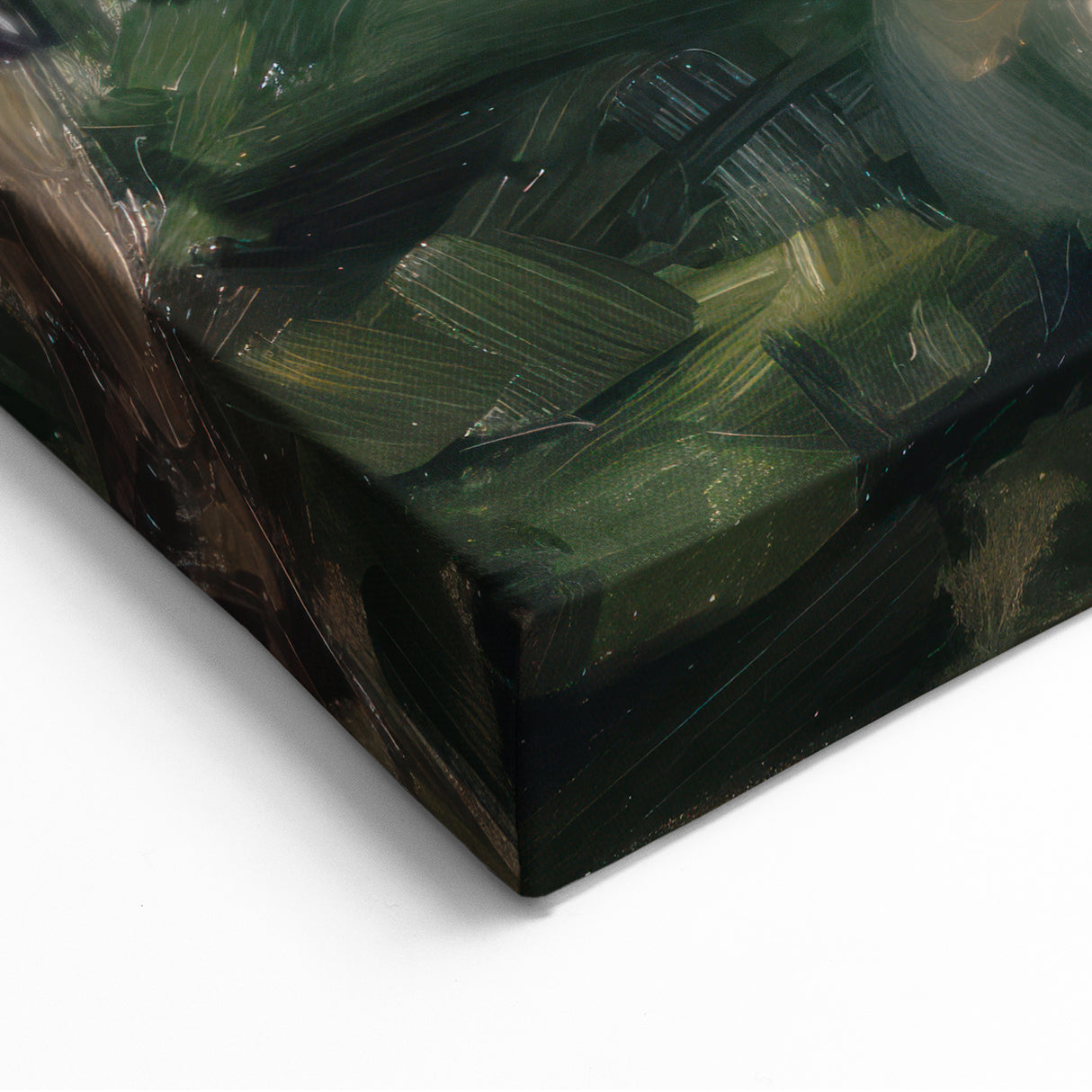 Modern Figurative Wall Art - Abstract Figure in Blooming Garden