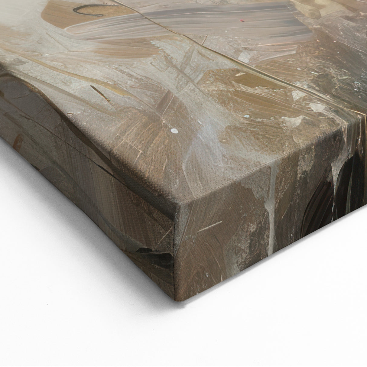 Figurative Abstract Art - Woman Resting Amidst Vibrant Red Poppies