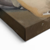 Contemporary Figurative Wall Art - Woman Resting in Warm Tones