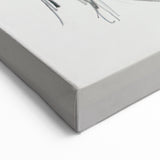 Minimalist Figurative Art - Sketch of Seated Human Form in Pencil