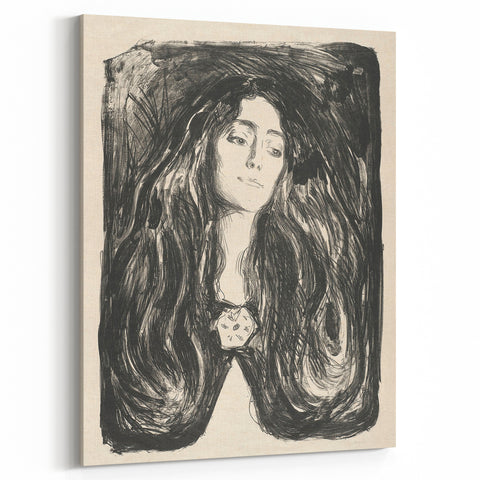 Expressionist Art - The Brooch, Eva Mudocci (1903) Wall Art Print