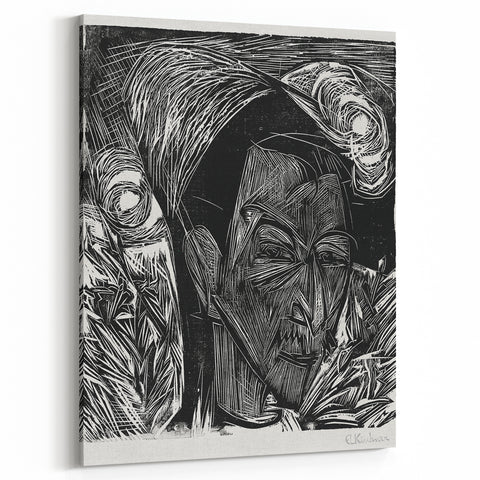 Expressionist Portrait: Fifth Bauhaus Portfolio | Bold Abstract Wall Art