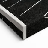 Expressionist Art: The Finger Game | Bold Black-and-White Wall Decor