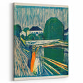 Expressionist Art: The Girls on the Bridge | Vibrant Munch Wall Art