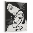 Expressionist Art: The Kiss | Bold Black-and-White Kirchner Print