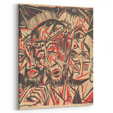 Expressionist Art: The Mocking of Christ | Powerful Otto Lange Print