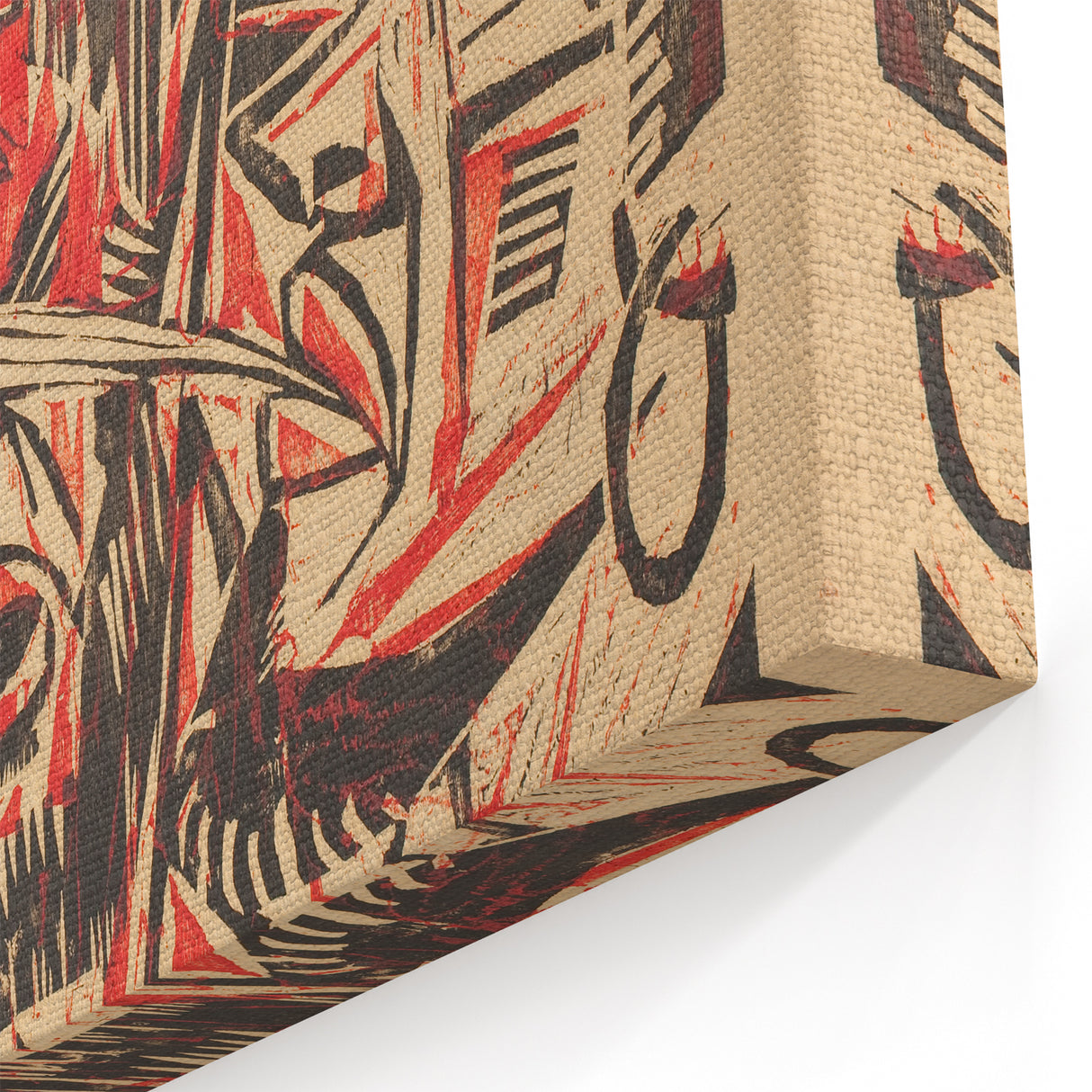 Expressionist Art: The Mocking of Christ | Powerful Otto Lange Print