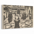Expressionist Art: The Pretenders | Bold Edvard Munch Black Print