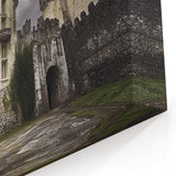 Historic Castle Wall Art - Dramatic European Fortress Photography