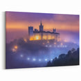 Magical Castle Wall Art - Enchanting Evening Glow Photography Prints