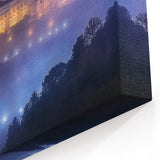 Magical Castle Wall Art - Enchanting Evening Glow Photography Prints