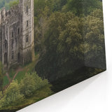 Hidden Forest Castle - Scenic Medieval Fortress in Lush Greenery