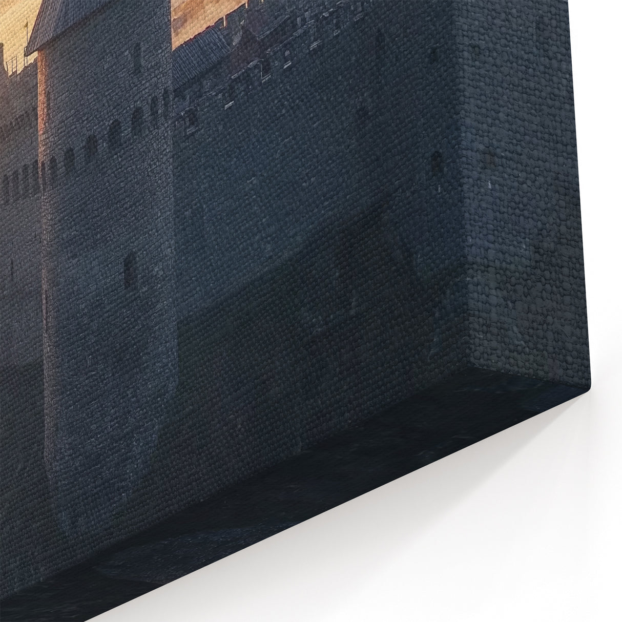 Sunrise Castle - Medieval Fortress with Golden Morning Glow