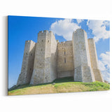 Grand Medieval Fortress - Stone Castle with Towering Battlements