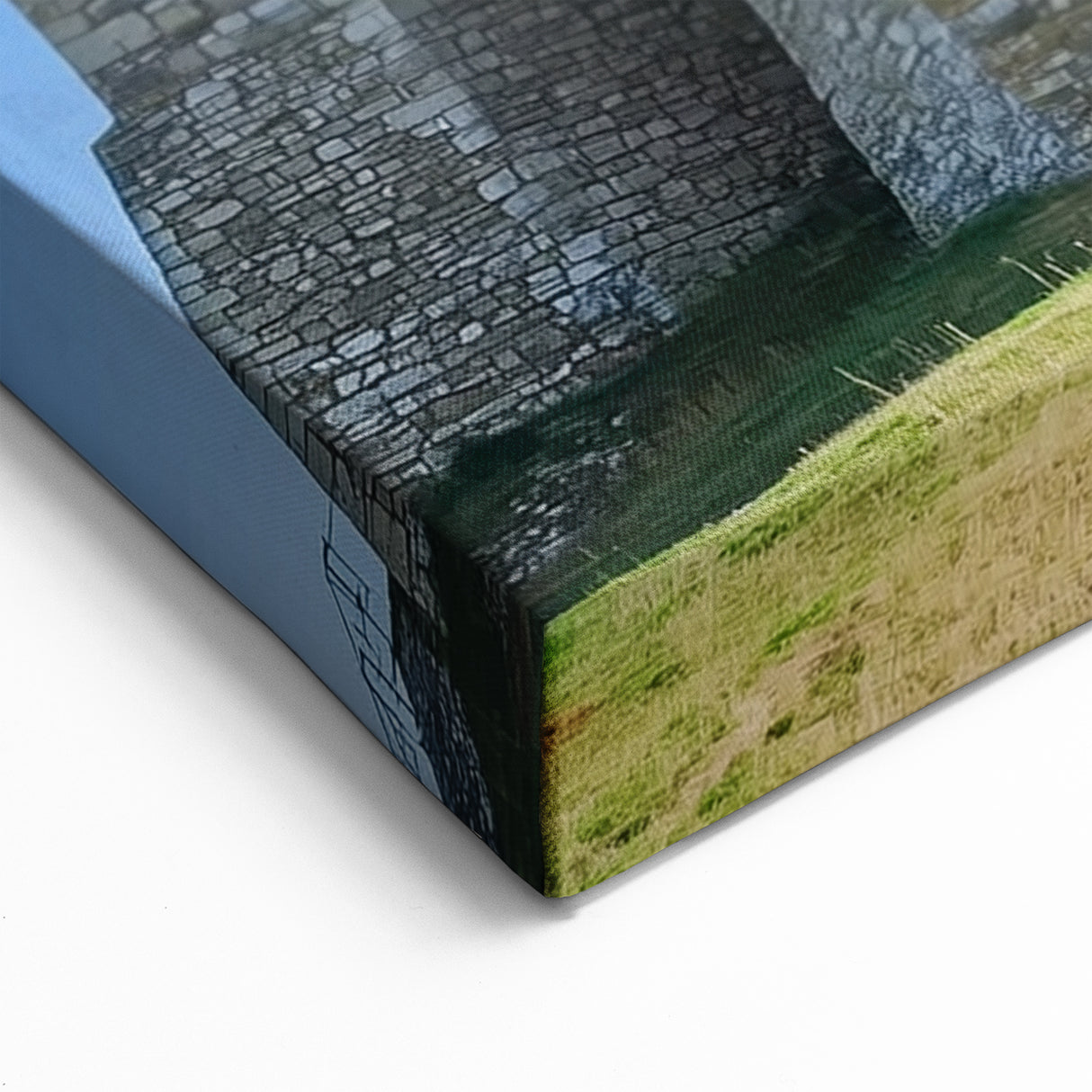 Grand Medieval Fortress - Stone Castle with Towering Battlements