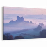 Mystical Castle in the Mist - Enchanting Landscape Art Print