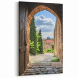 Historical Archway View - Timeless Castle-Inspired Wall Art