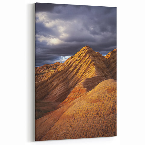 Golden Desert Wall Art - Stunning Southwestern Desert Canvas Prints