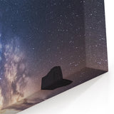 Cactus Rock Night Sky - Arizona Desert Landscape Photography