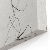 Abstract Human Figures - Minimalist Contemporary Line Art Canvas