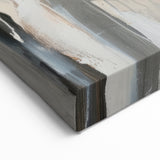 Modern Figurative Abstract - Subtle Beige and White Wall Art Canvas