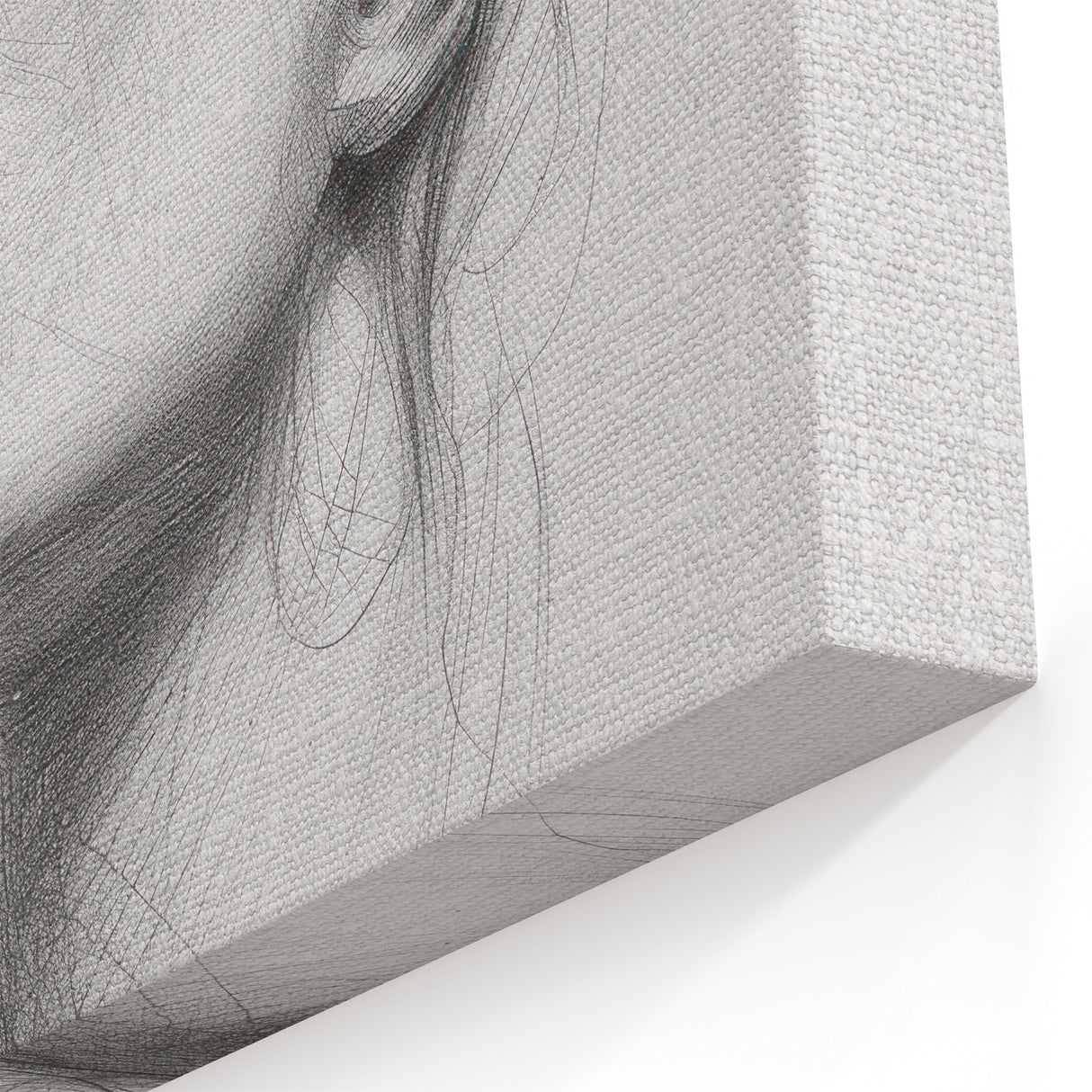 Abstract Human Figures - Monochromatic Line Art Sketch Wall Decor