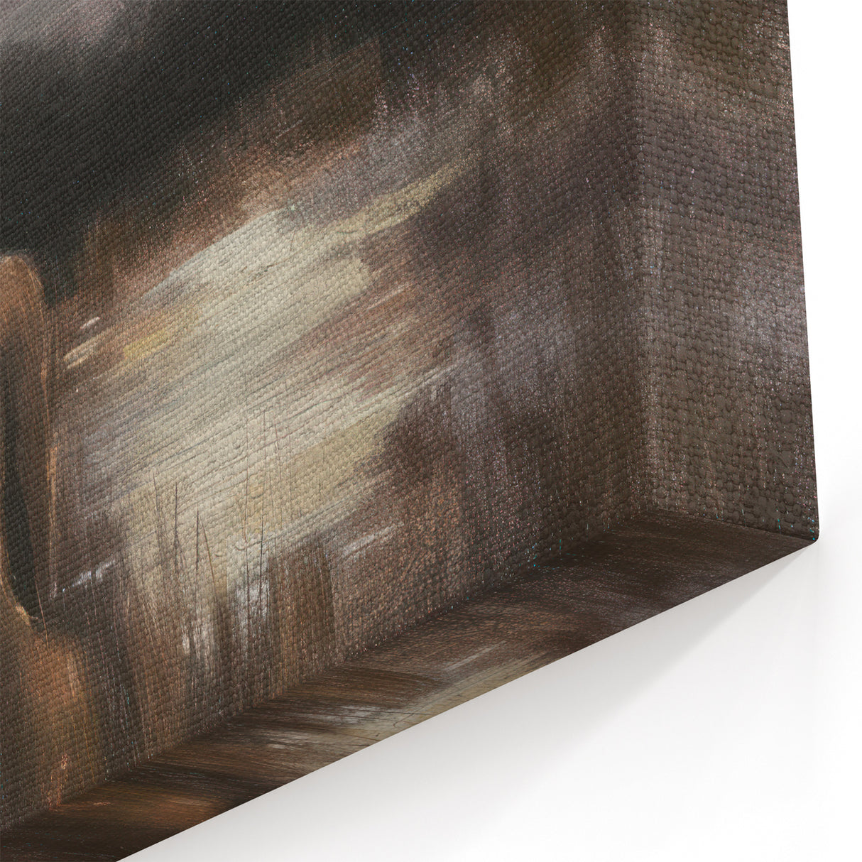 Abstract Figurative Art - Moonlit Serenity in Contemporary Style