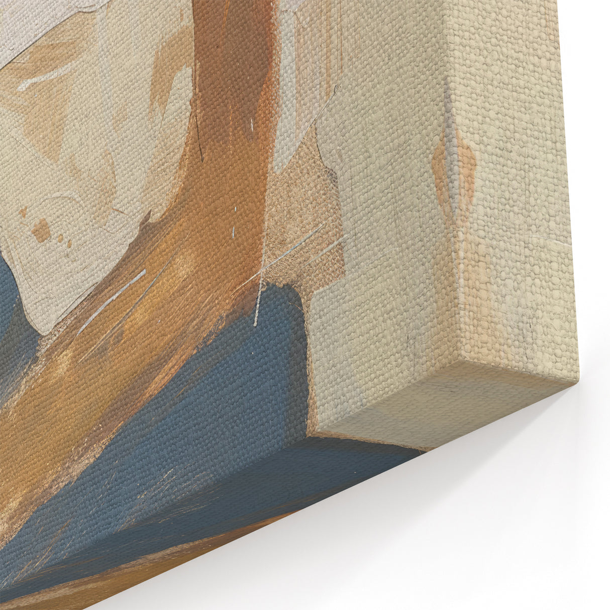 Modern Figurative Abstract - Poised Reflection Canvas Art