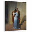 Romanticism Art: The Kiss - Historical Romantic Canvas Print