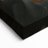 Abstract Human Figures - Gentle Bond in Artistic Charcoal