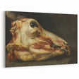Romanticism Art: Skinned Ox Head - Goya's Historical Canvas Print