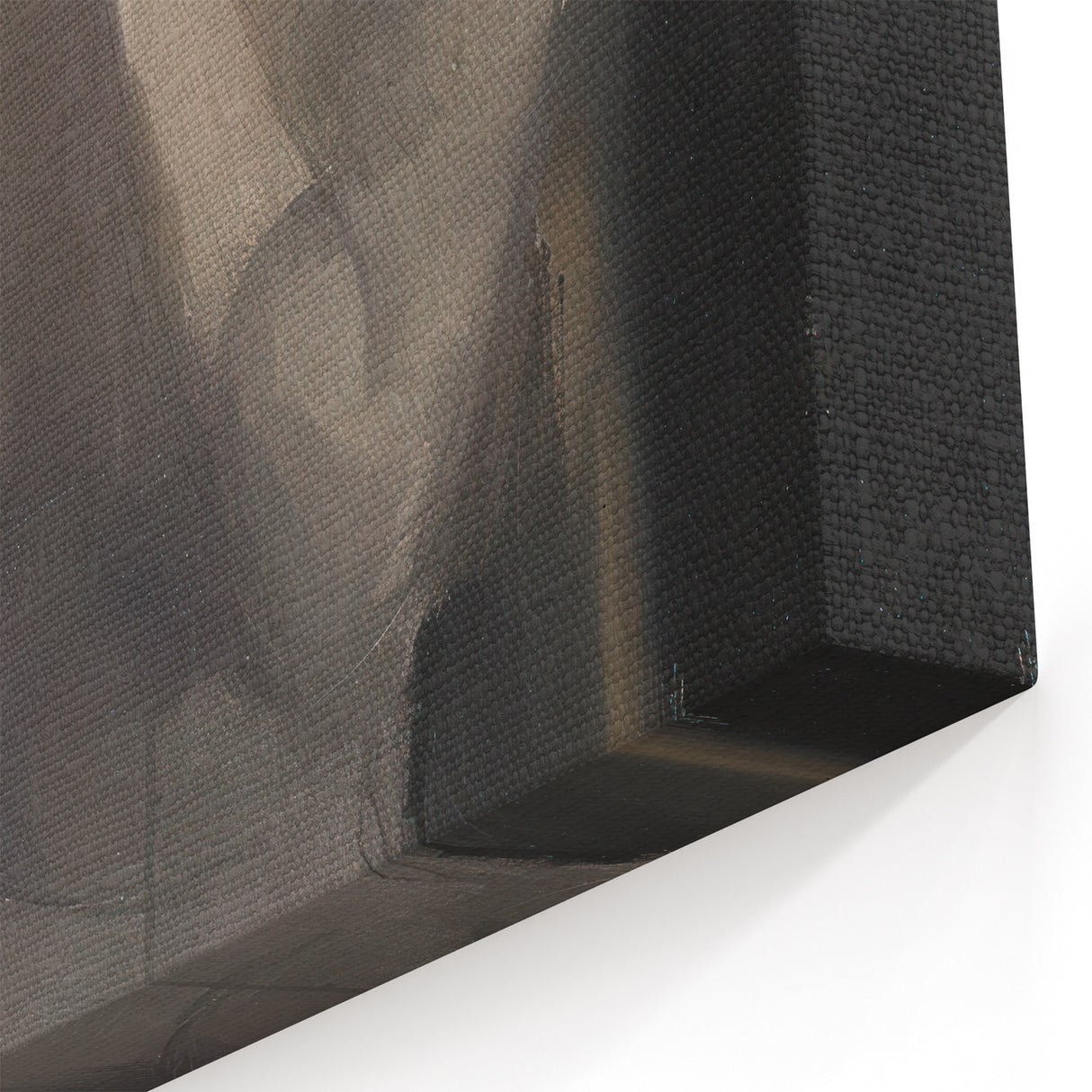 Figurative Abstract Canvas - Artistic Reflection of a Painter