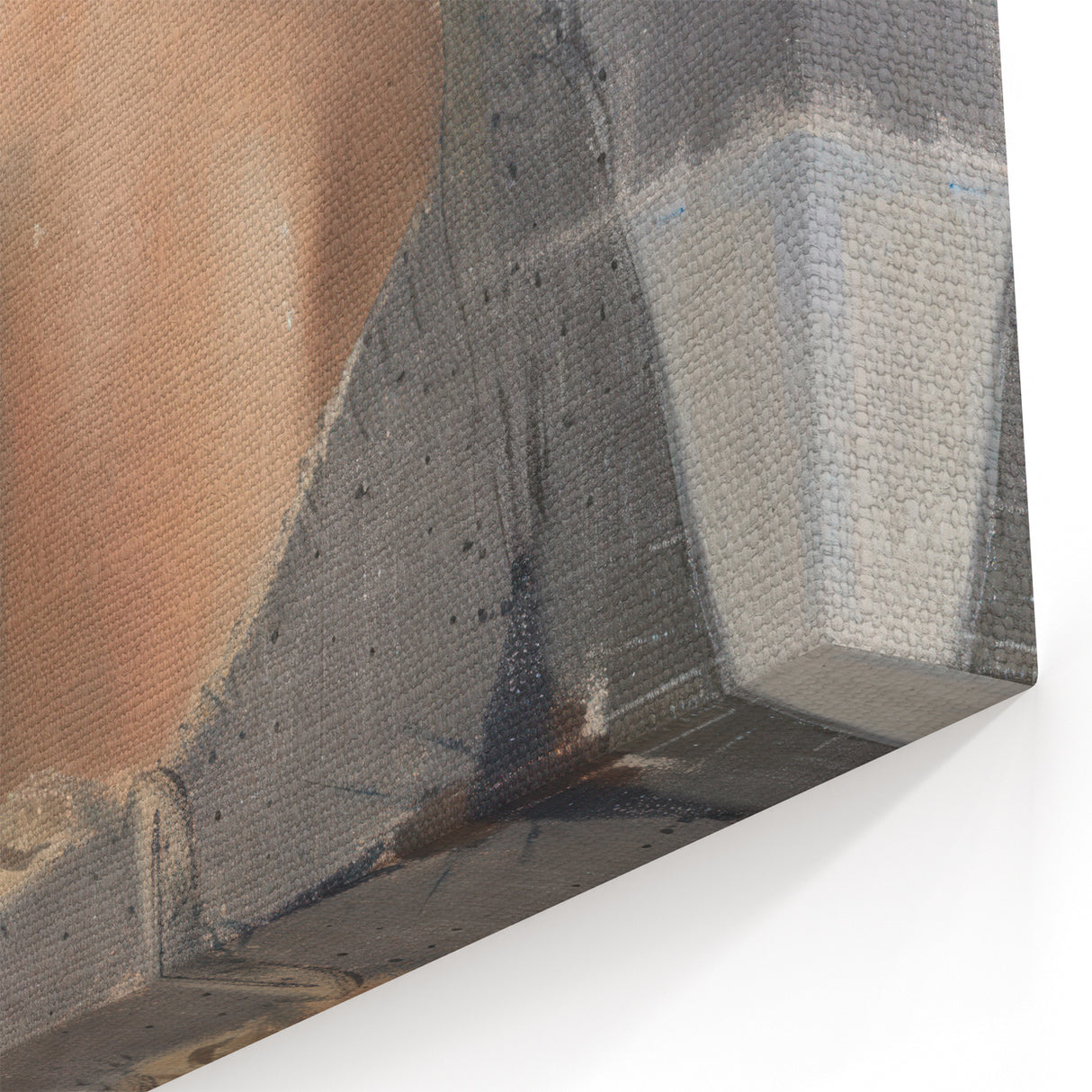 Modern Figurative Abstract - Poised Elegance in Serene Detail