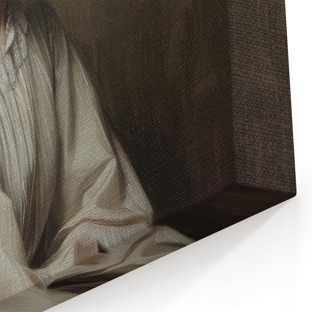 Elegant Figurative Abstract - Serene Portrait of Grace