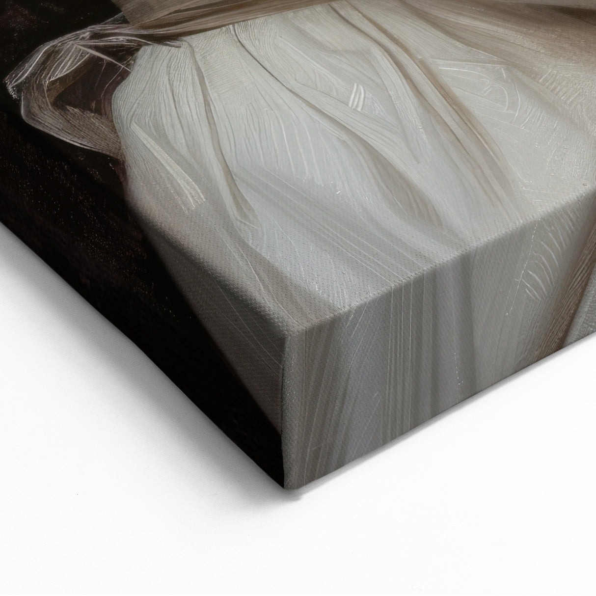 Elegant Figurative Abstract - Serene Portrait of Grace