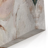 Figurative Abstract Canvas - Graceful Rest in Romantic Elegance