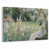 Colorful Figurative Abstracts - Reflection in a Blossoming Garden