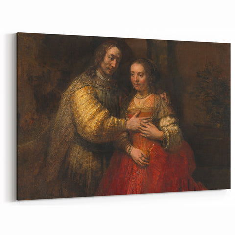 Baroque Art: Rembrandt’s Couple Portrait – Classic Art Print