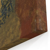 Modern Abstract Portrait - Woman Sitting by the Fireside Wall Art