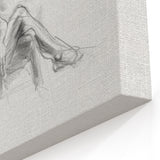 Artistic Figurative Designs - Modern Pencil Sketch Canvas