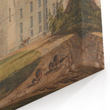 Romanticism Art of Hampton Court - Classic Romantic Era Canvas