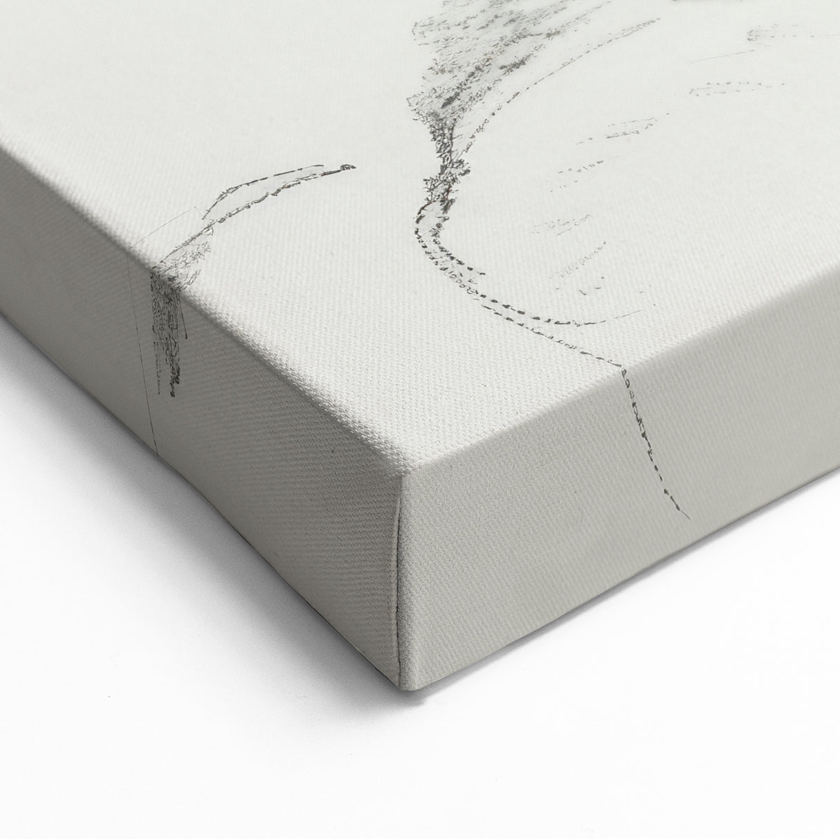 Modern Figurative Abstract Art - Minimalist Portrait Sketch