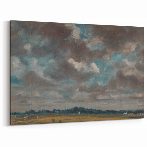 Romantic Landscape with Clouds - John Constable Canvas Print